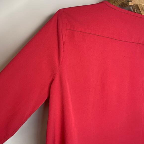 Bob Timberlake Pink Popover Shirt Snap Flap Pockets Sz Large\' - Picture 6 of 8